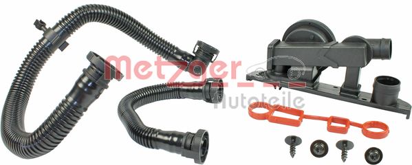 METZGER 2385048 Σετ επισκευής, εξαερισμός μπλοκ κινητήρα for AUDI VW